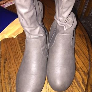 Gray Boots